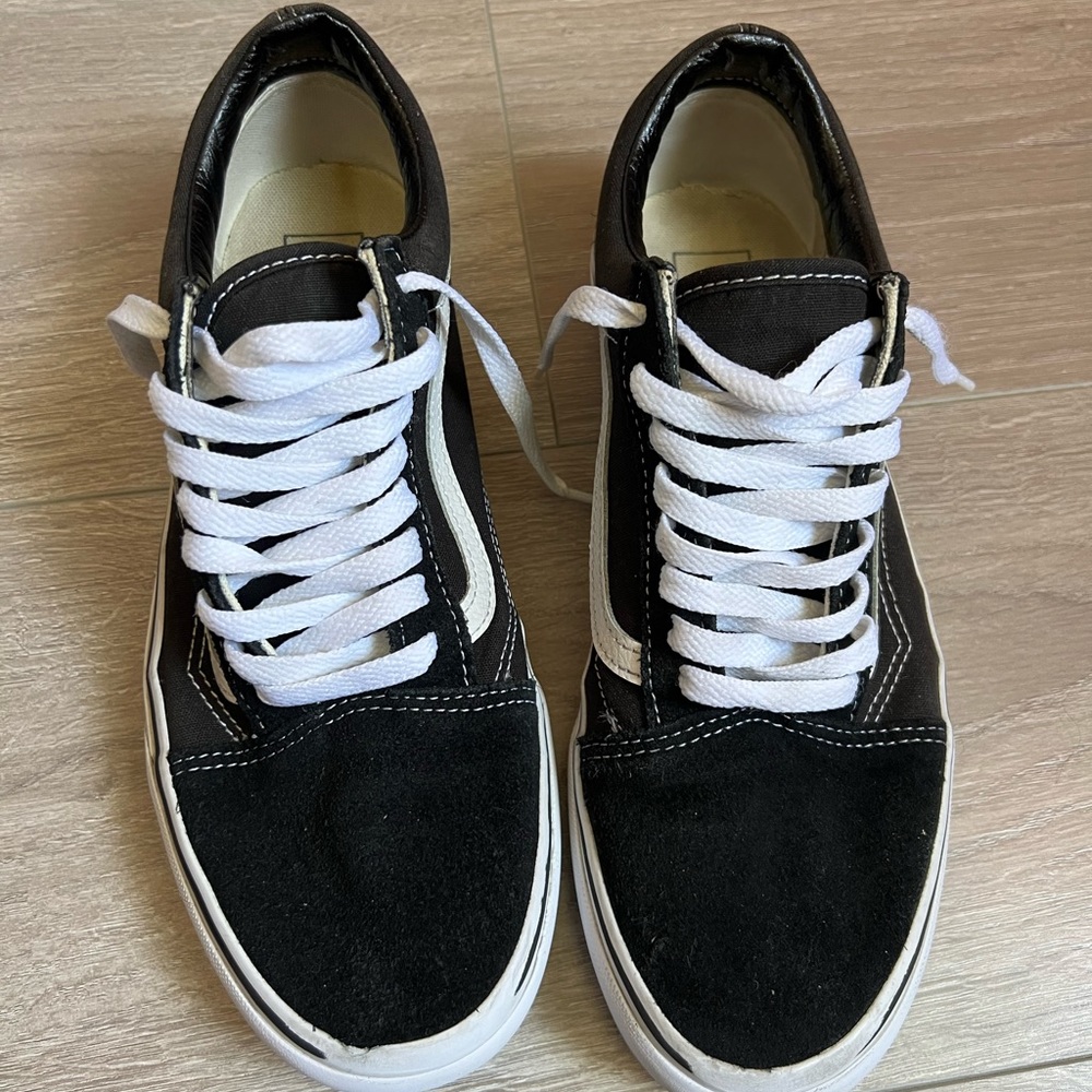 VANS-BLACK OLD SKOOL LOW TOP
